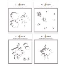 Altenew Stencil 6x6" - Flower Bunch Simple Layering Stencil Set (4 pcs).